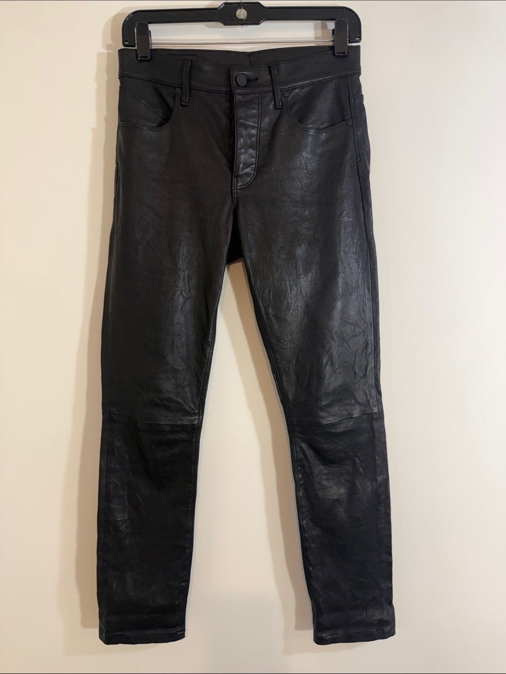 RtA women's Prince Skinny leather pants Mystic Size 24